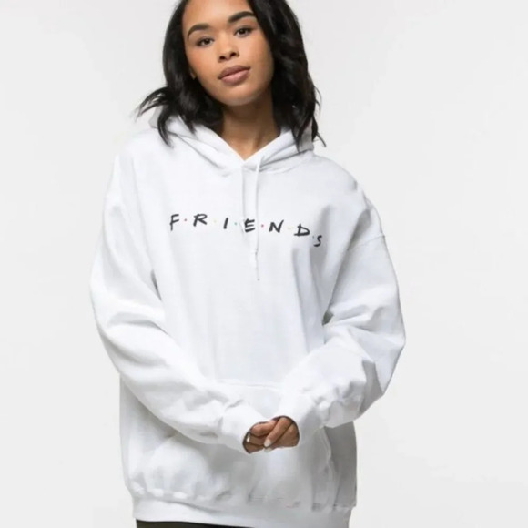 Friends‎ white hoodie size small - Picture 1 of 7